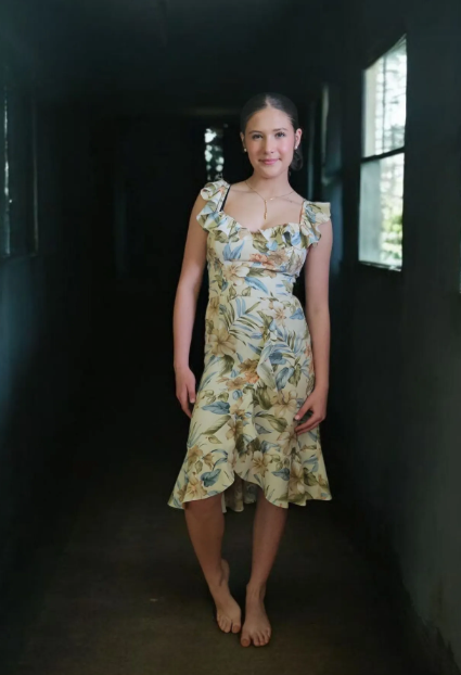 Floral Ruffle Dress - Image 3