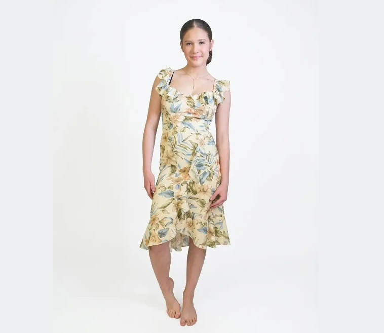 Floral midi dress